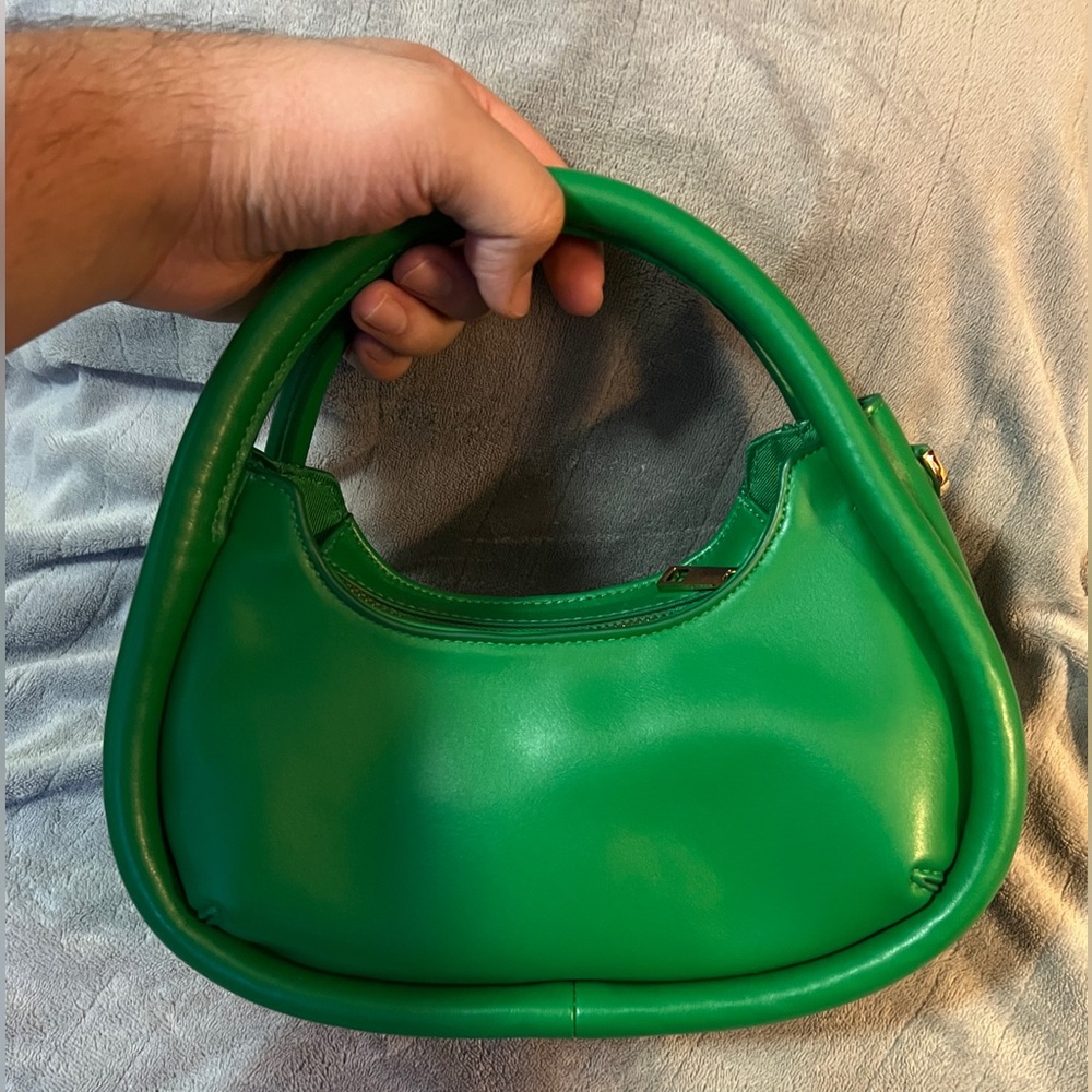 Green small handbag